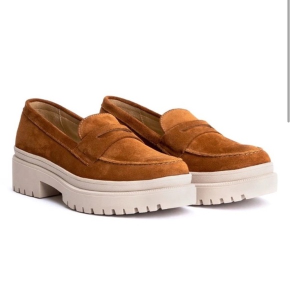 Portland Leather Patina Zoe Chunky Loafer sz 10 - Picture 3 of 11